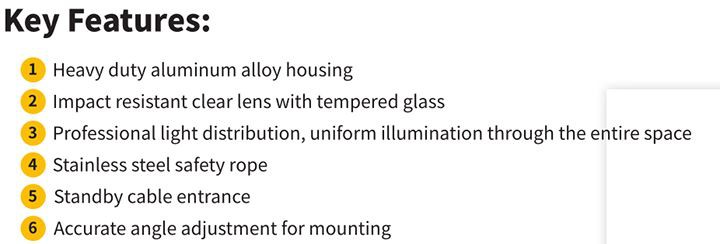 ATEX EX Approved 135W LED Explosion Proof Light for Chemical Factory-3