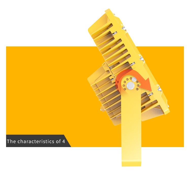 Green//Yellow Lamp Housing Hazardous Area 240W Explosion Proof LED Floodlight-6