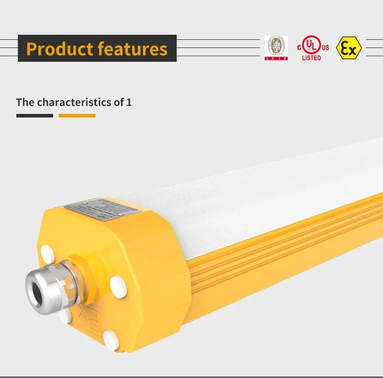 UL844 ATEX patent design C1D2 Zone1 Zone21 56W LED Linear Light with Explosive Gas-4 UL844 ATEX patent design C1D2 Zone1 Zone21 56W LED Linear Light with Explosive Gas-4
