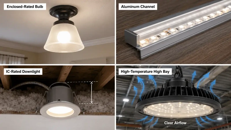 LED overheating solutions by application LED overheating solutions by application