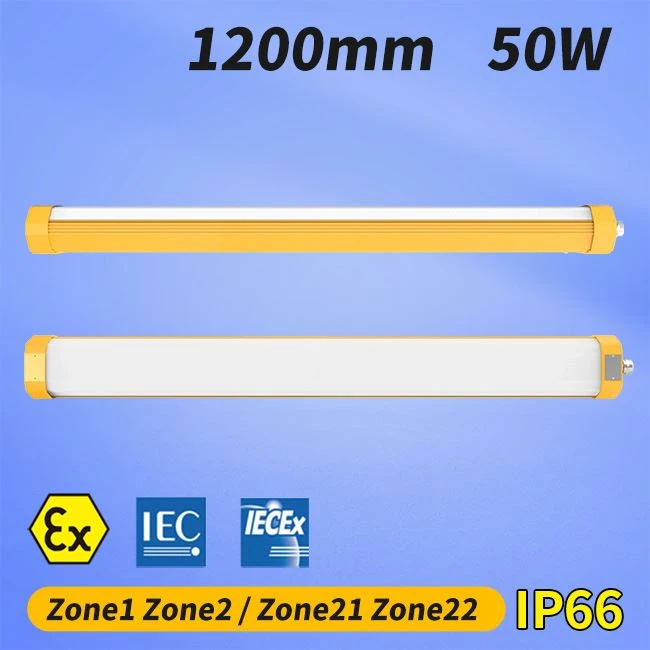UL844 ATEX Explosion Proof LED Linear Light For Class I DIV 1&2, Class II DIV 1&2, Zone 1 & 21 Zone 2 & 22