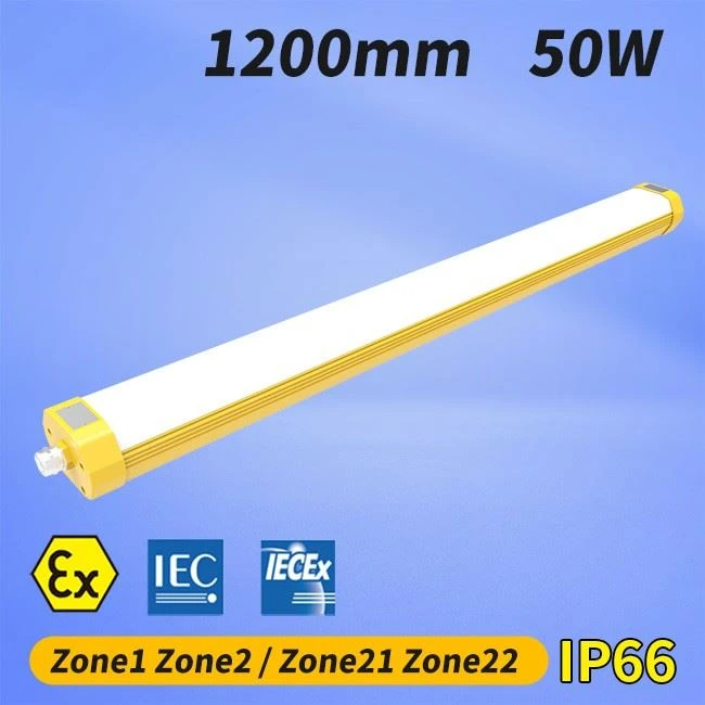 UL844 ATEX Explosion Proof LED Linear Light For Class I DIV 1&2, Class II DIV 1&2, Zone 1 & 21 Zone 2 & 22